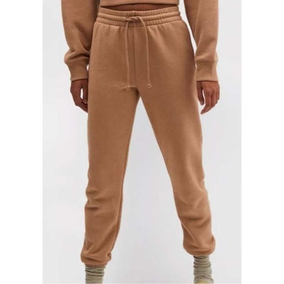 TNA Aritzia Tan Jogger Style Sweatpants - Picture 1 of 11